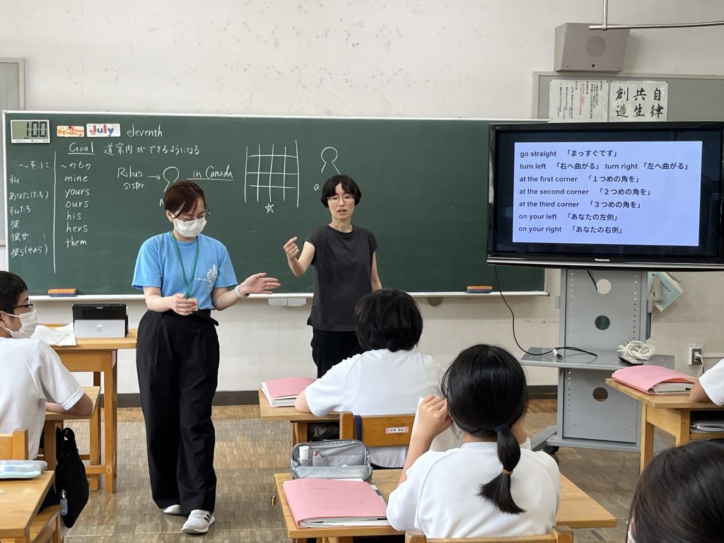 7/11 授業の様子（１年英語、２年音楽、３年技術）